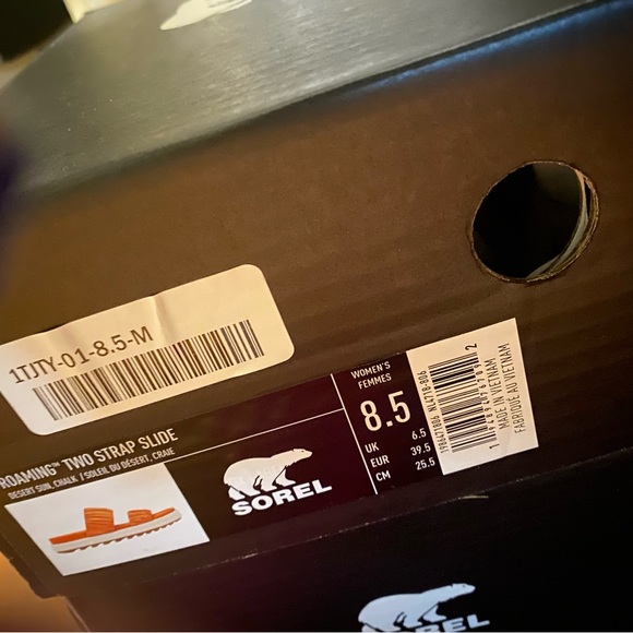 FINAL SALE ‼️SORAL ROAMING TWO STRAP SLIDE SANDALS NWB IN DESERT SUN - Picture 11 of 12